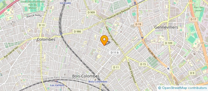 localisation de l'entreprise AIGOUAL à BOIS COLOMBES