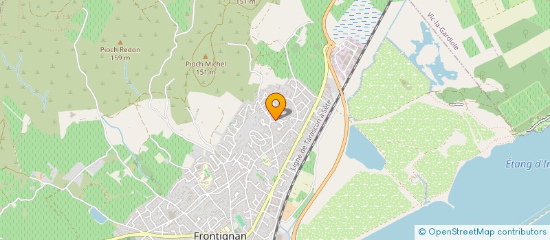 localisation de l'entreprise AIGOUAL MEDITERRANEE à FRONTIGNAN