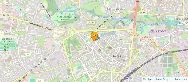 localisation de l'entreprise AIGS à ARRAS