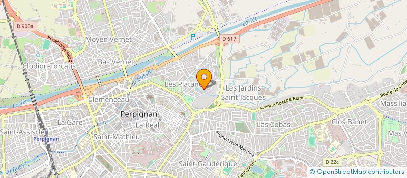 localisation de l'entreprise AIGUA MEFET - DE L'EAU POUR MEFET à PERPIGNAN