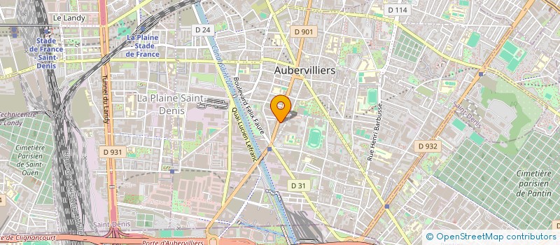 localisation de l'entreprise AIGUE IMPORT EXPORT à AUBERVILLIERS