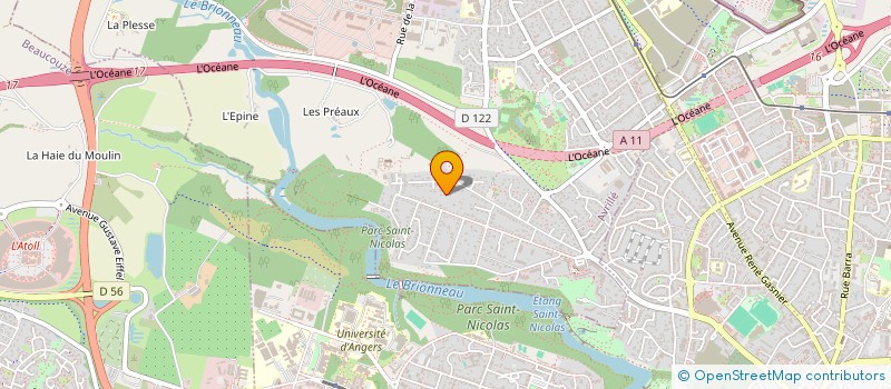 localisation de l'entreprise AIGUE MARINE 49 à AVRILLE