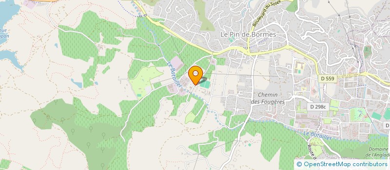 localisation de l'entreprise AIGUE MARINE à BORMES-LES-MIMOSAS