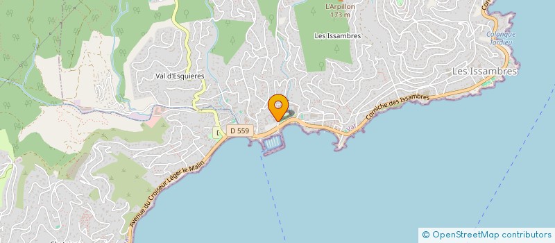 localisation de l'entreprise AIGUE MARINE  ROQUEBRUNE-SUR-ARGENS