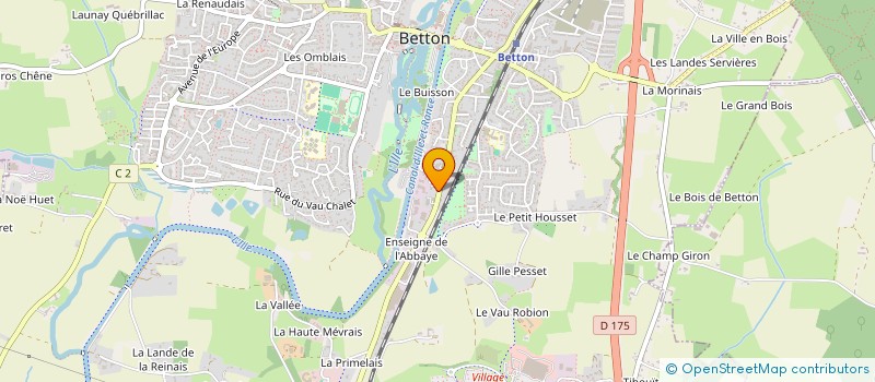 localisation de l'entreprise AIGUE-MARINE  BETTON