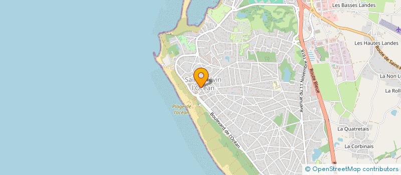 localisation de l'entreprise AIGUE MARINE ESTHETIQUE à SAINT-BREVIN-LES-PINS