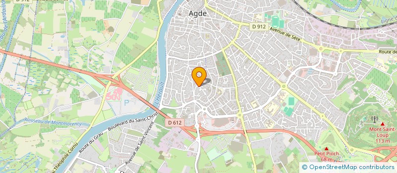 localisation de l'entreprise AIGUE MARINE PROMOTION à AGDE