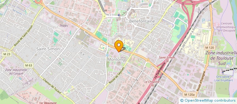 localisation de l'entreprise AIGUE-MARINES à TOULOUSE