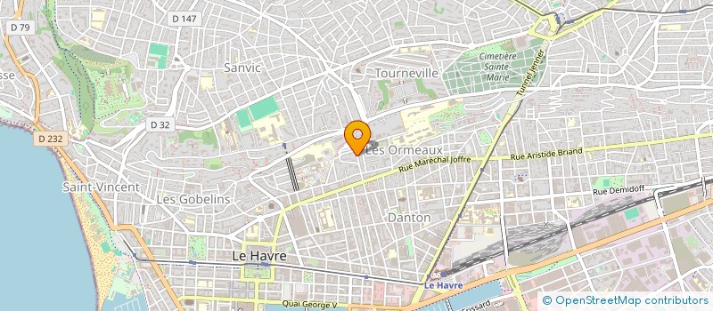 localisation de l'entreprise AIGUEBELLE PALISADES  LE HAVRE