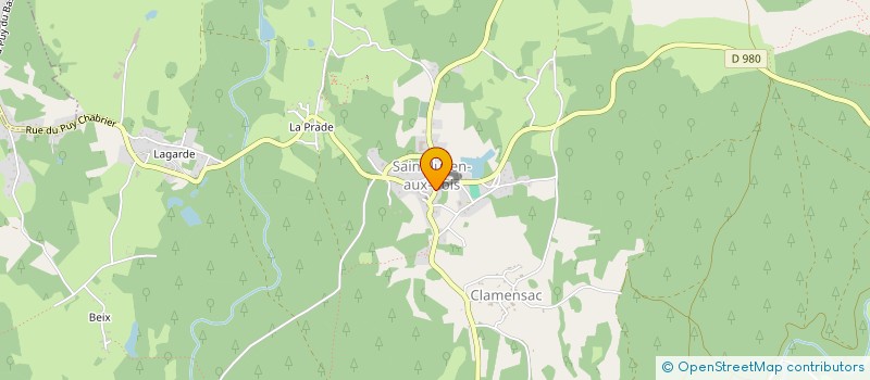 localisation de l'entreprise AIGUEBLANCHE  SAINT-JULIEN-AUX-BOIS