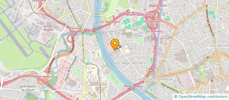 localisation de l'entreprise AIGUEDIEU & SAVARY à TOULOUSE