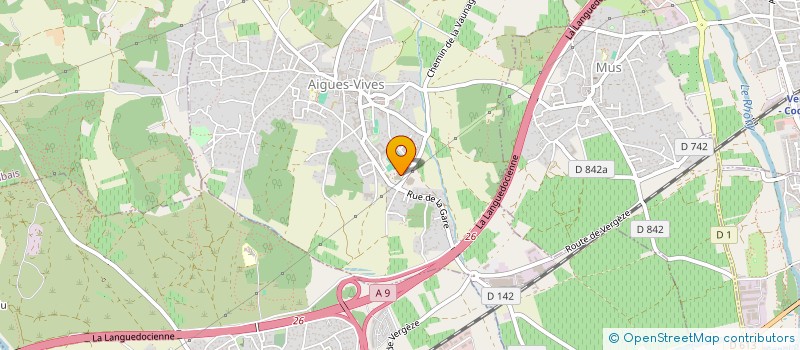 localisation de l'entreprise AIGUES VIVES SPORTIF à AIGUES-VIVES