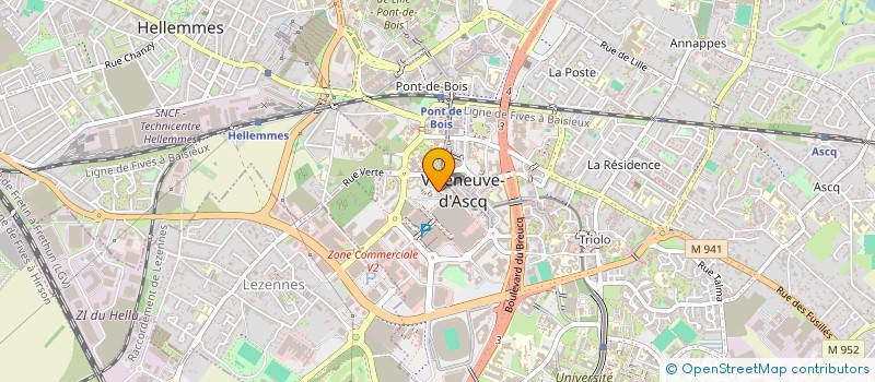 localisation de l'entreprise AIGUILLE D'OR à VILLENEUVE-D'ASCQ