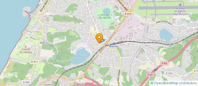 localisation de l'entreprise AIGUILLE DE SOIE  BIARRITZ