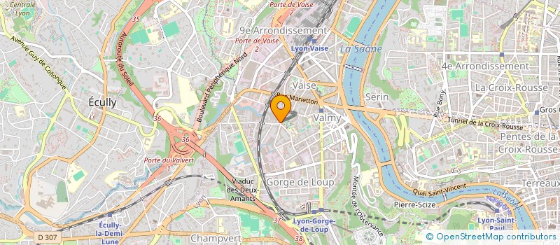 localisation de l'entreprise AIGUILLE DU MIDI à LYON