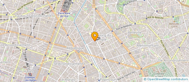 localisation de l'entreprise AIGUILLE LEVEE  PARIS