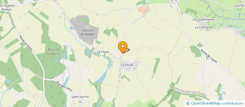 localisation de l'entreprise AIGUILLES ART FANTAISIE  SAINT-VINCENT-SUR-GRAON