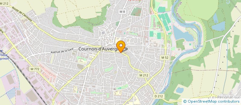 localisation de l'entreprise AIGUILLES ET FUSEAUX à COURNON-D'AUVERGNE