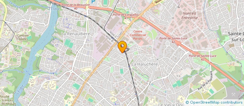 localisation de l'entreprise AIGUILLES ET PAPILLES à NANTES