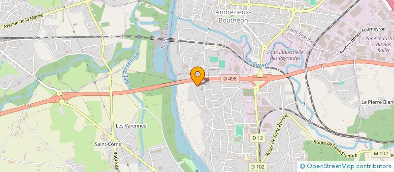 localisation de l'entreprise AIGUILLES & PATINES  SAINT-JUST-SAINT-RAMBERT