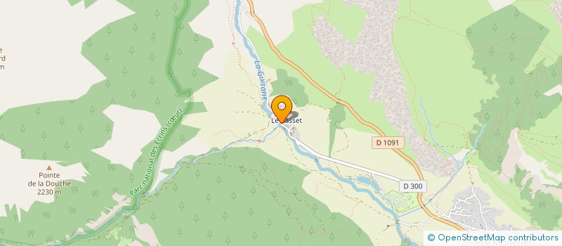 localisation de l'entreprise AIGUILLETTE DU LAUZET  LE MONETIER-LES-BAINS