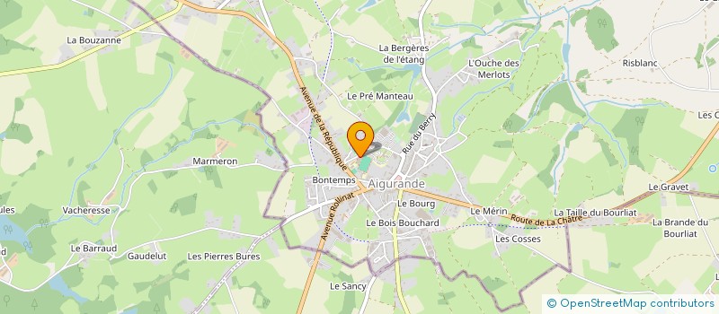 localisation de l'entreprise AIGURANDE TT à AIGURANDE