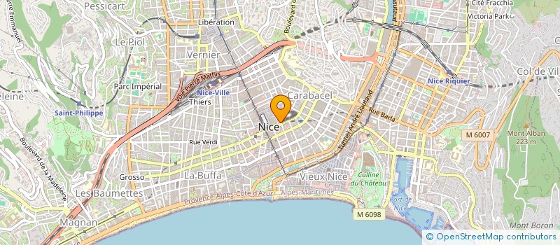 localisation de l'entreprise AII ACT'IMMO INTERNATIONAL à NICE