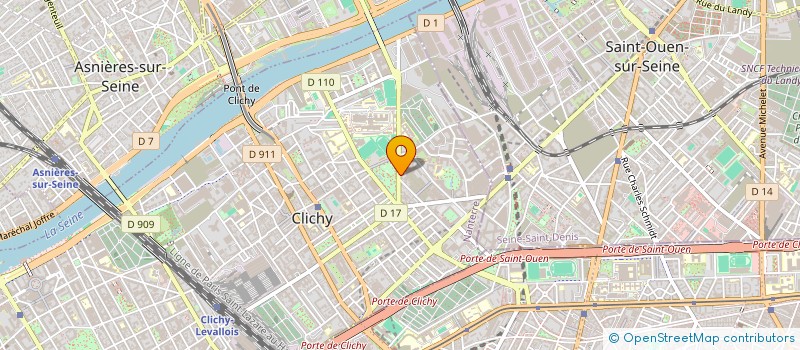 localisation de l'entreprise AIIS à CLICHY