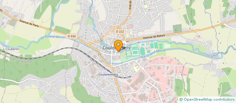 localisation de l'entreprise AIJ à COULOMMIERS