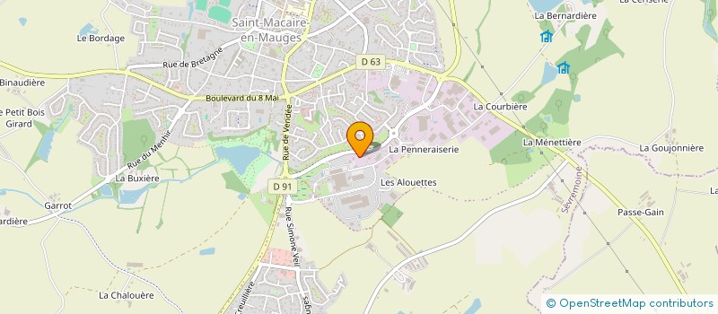 localisation de l'entreprise AIJA à SEVREMOINE