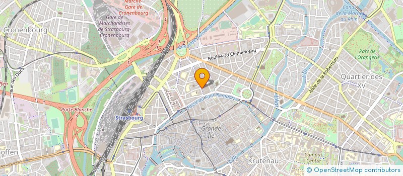 localisation de l'entreprise AIK (AGENCE IMMOBILIERE DU KOCHERSBERG) à STRASBOURG