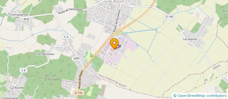 localisation de l'entreprise AIKEN SCI  SAINT-SULPICE-DE-ROYAN