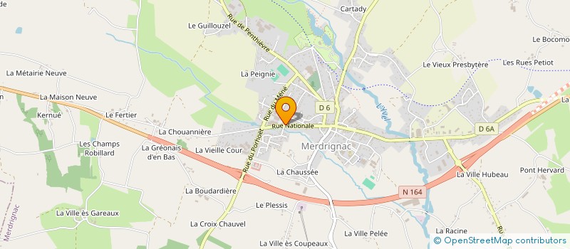 localisation de l'entreprise AIKI-ARMENEZ MERDRIGNAC  MERDRIGNAC