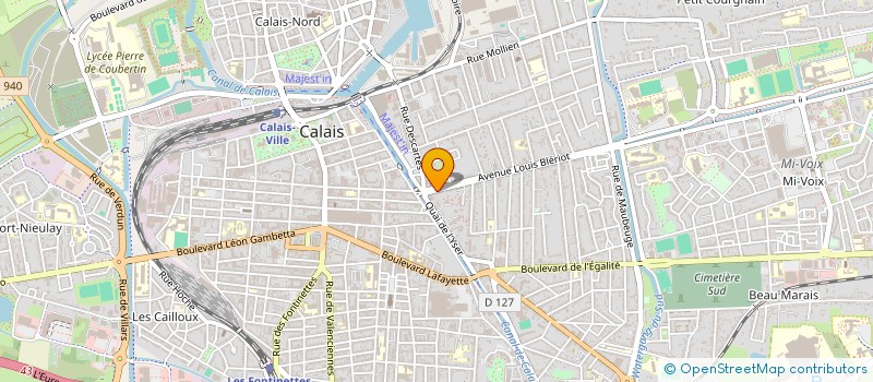 localisation de l'entreprise AIKI JUJUTSU TAKDEA RYU CALAIS à CALAIS