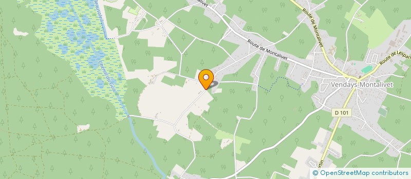 localisation de l'entreprise AIKIBUDO-KOBUDO - CLUB VENDAYS-MONTALIVET  VENDAYS-MONTALIVET