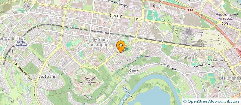 localisation de l'entreprise AIKICOM  CERGY