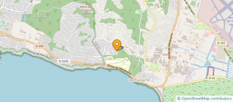 localisation de l'entreprise AIKIDO 83 à HYERES