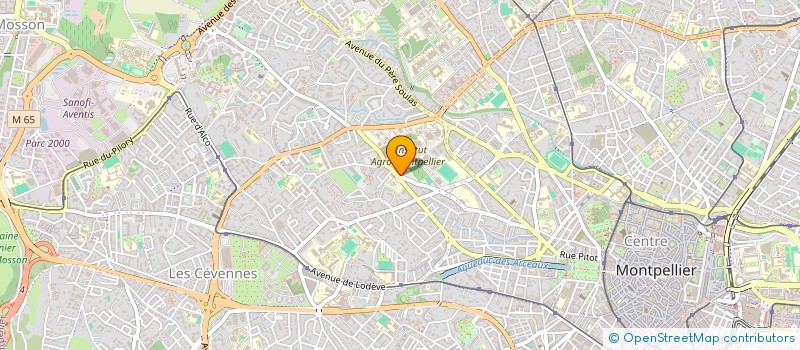 localisation de l'entreprise AIKIDO-AGRO à MONTPELLIER