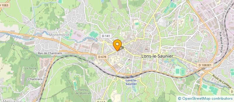 localisation de l'entreprise AIKIDO AIKIBUDO AFFINITAIRES à LONS-LE-SAUNIER
