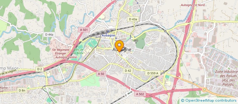 localisation de l'entreprise AIKIDO AUBAGNE  AUBAGNE