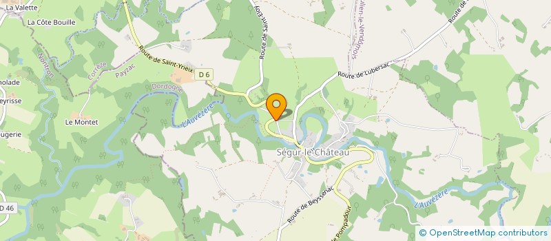 localisation de l'entreprise AIKIDO AUVEZERE  SEGUR-LE-CHATEAU