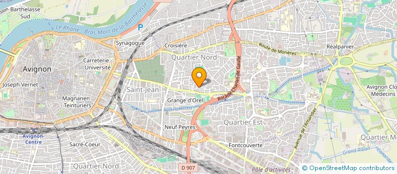 localisation de l'entreprise AIKIDO AVIGNON REINE JEANNE à AVIGNON