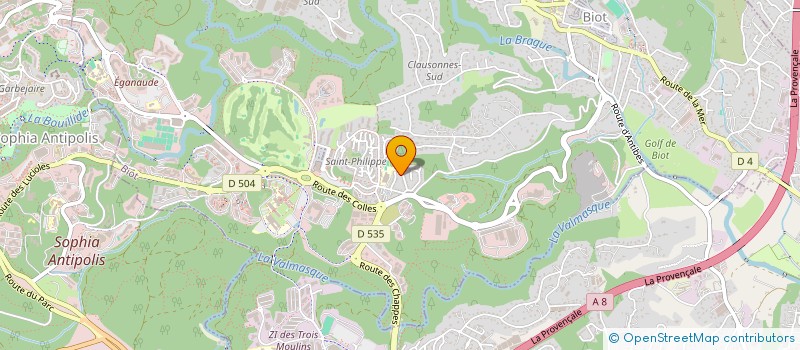 localisation de l'entreprise AIKIDO-BIOT  BIOT