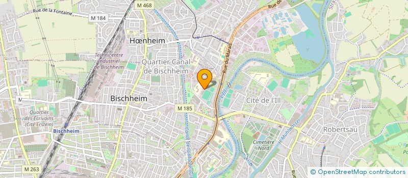 localisation de l'entreprise AIKIDO BISCHHEIM  BISCHHEIM