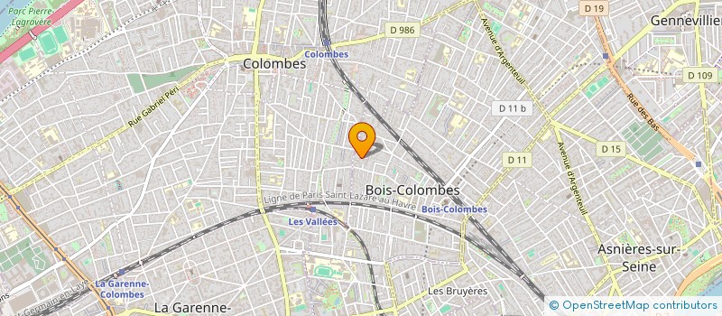 localisation de l'entreprise AIKIDO BOIS-COLOMBES  BOIS-COLOMBES