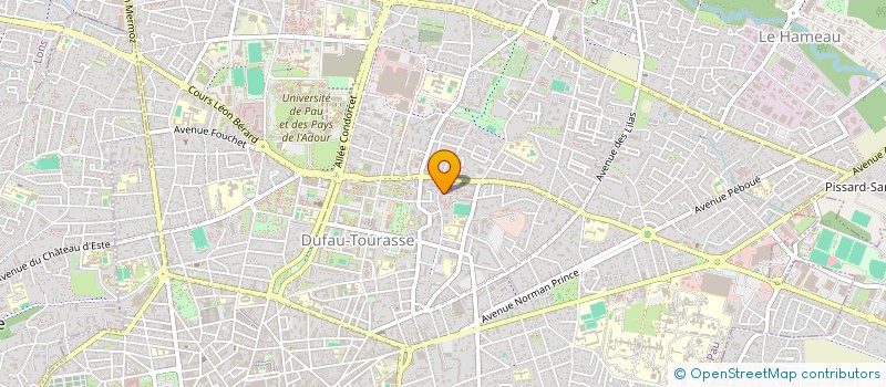localisation de l'entreprise AIKIDO BUDO DOJO BILLEROIS à PAU