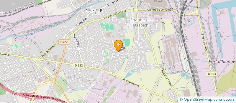 localisation de l'entreprise AIKIDO BUDOKAN FLORANGE  FLORANGE