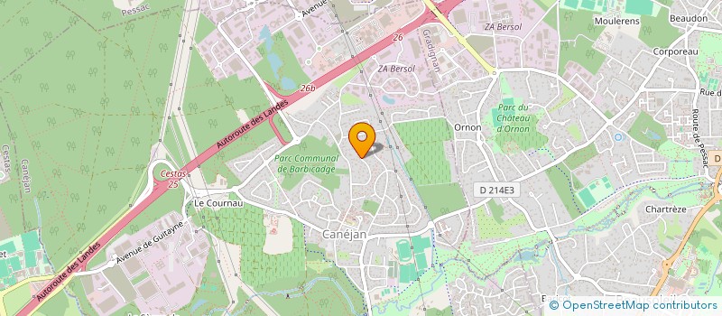 localisation de l'entreprise AIKIDO CANEJAN  CANEJAN