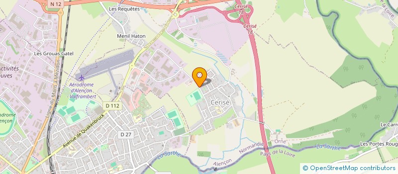 localisation de l'entreprise AIKIDO CLUB ALENCONNAIS à CERISE