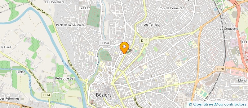 localisation de l'entreprise AIKIDO CLUB BITERROIS  BEZIERS